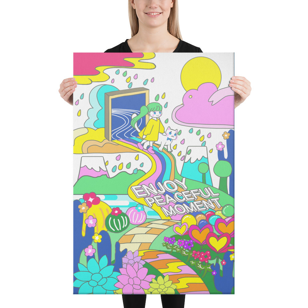 Enjoy Peaceful Moment | Canvas Paint 無框帆布數碼油畫