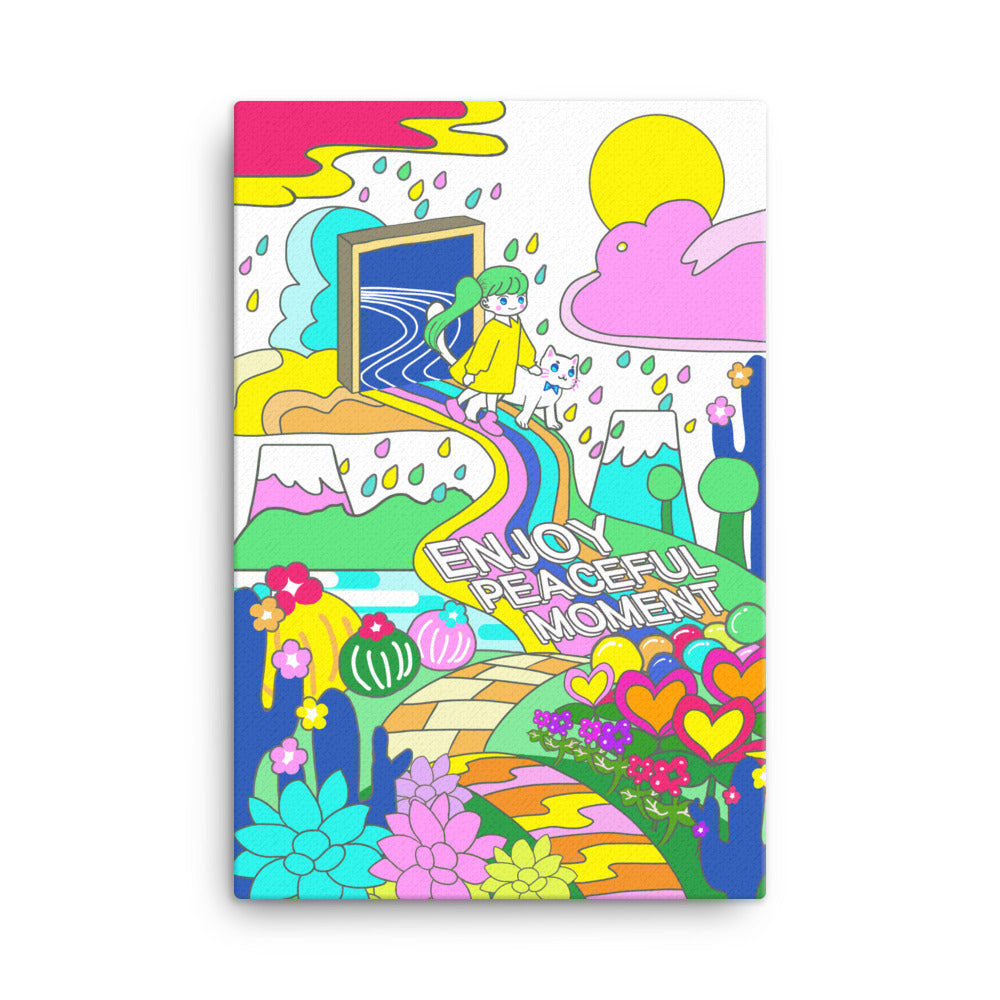 Enjoy Peaceful Moment | Canvas Paint 無框帆布數碼油畫