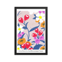 Load image into Gallery viewer, Every flower is a soul blossoming in nature | 木製框架啞光海報 Framed Matte Poster
