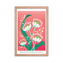 画像をギャラリービューアに読み込む, My love for you blossoms every day | 木製框架啞光海報 Framed Matte Poster
