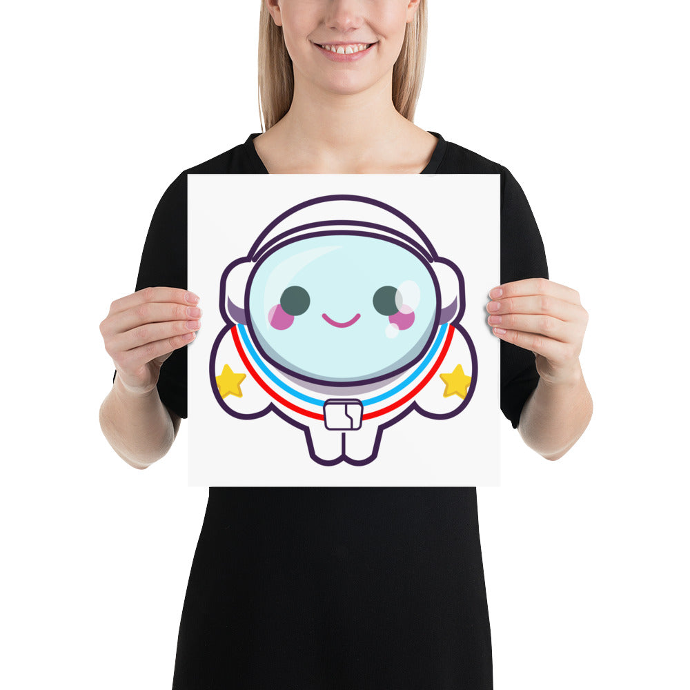 Little Spaceman Flying in the Galaxy  | PRINT