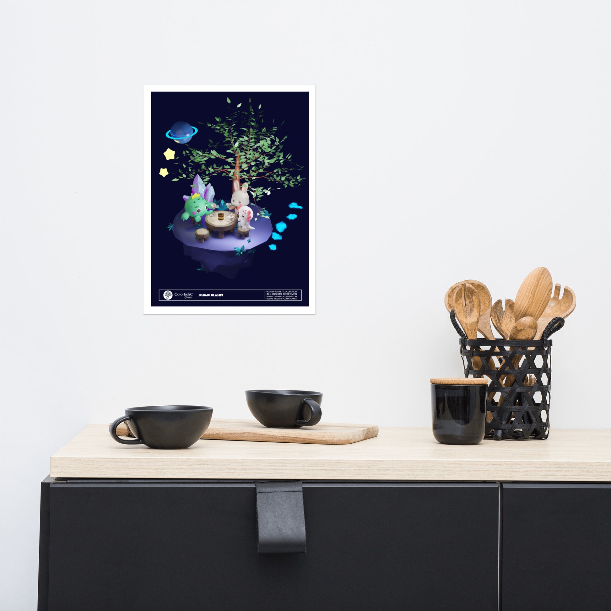 Cute Fantasy Tea Party | Poster