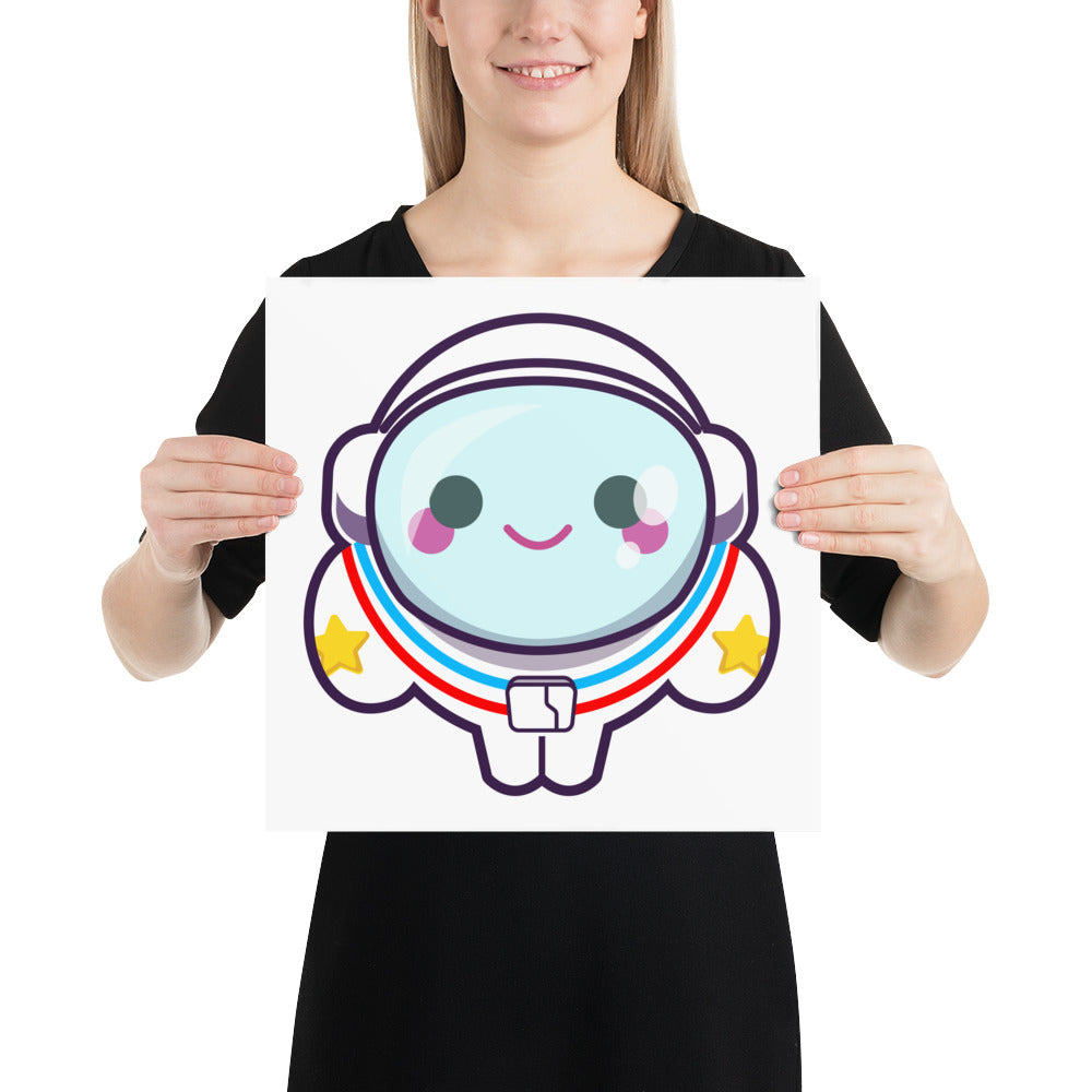Little Spaceman Flying in the Galaxy  | PRINT