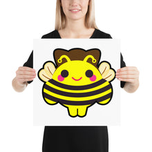Load image into Gallery viewer, Honey Honey Bee Plump Planet  | PRINT
