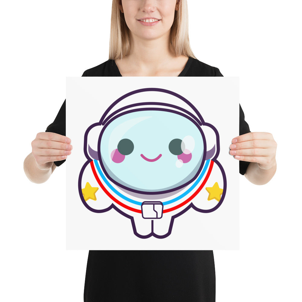 Little Spaceman Flying in the Galaxy  | PRINT
