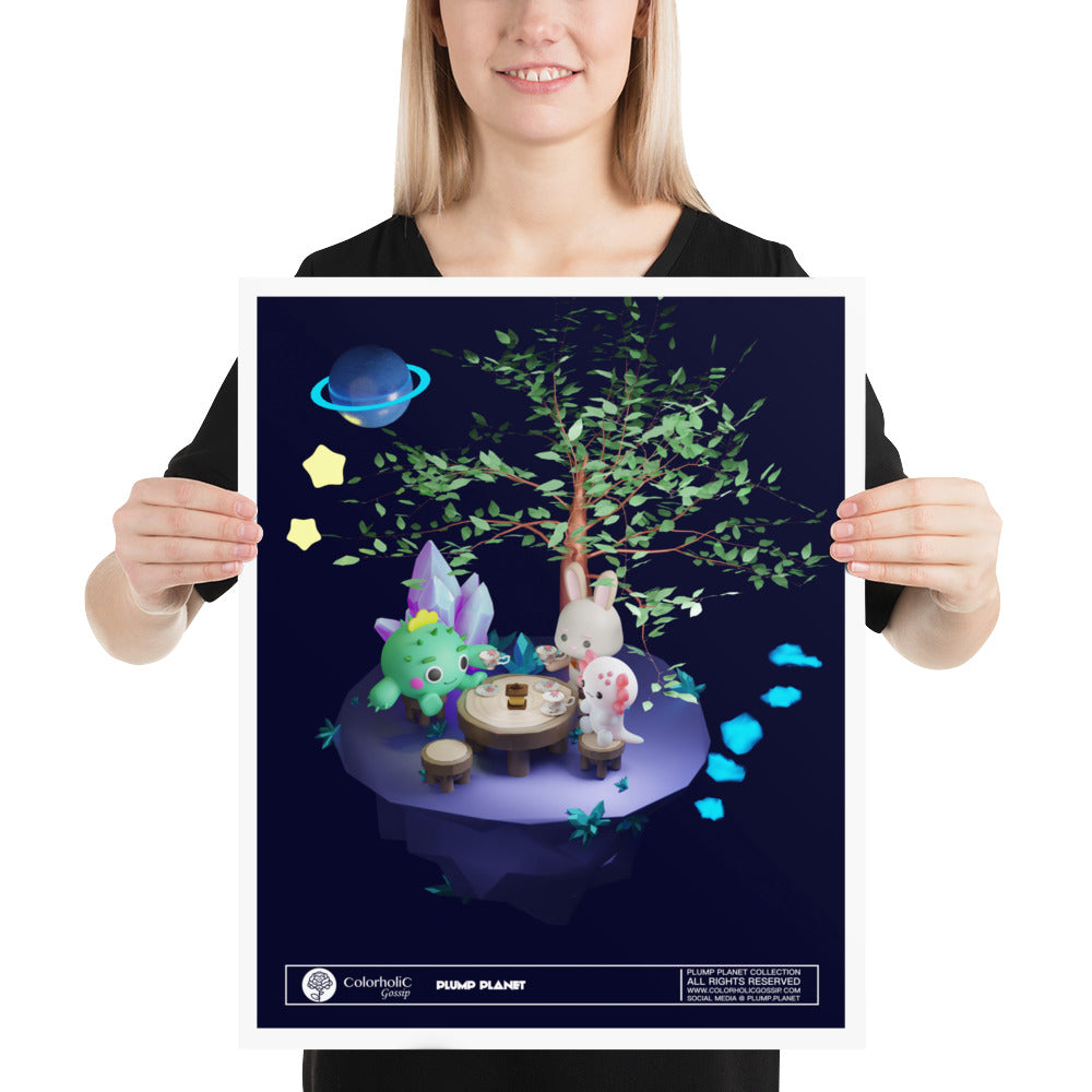 Cute Fantasy Tea Party | Poster
