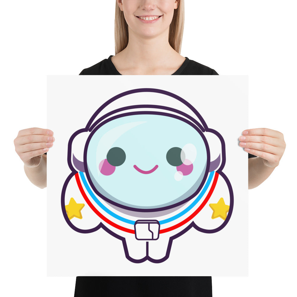 Little Spaceman Flying in the Galaxy  | PRINT