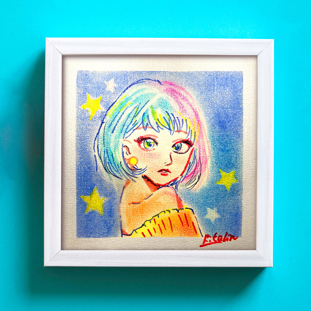 Original Pastel Art | 《Star in Your Eye》 | 15cm x 15cm