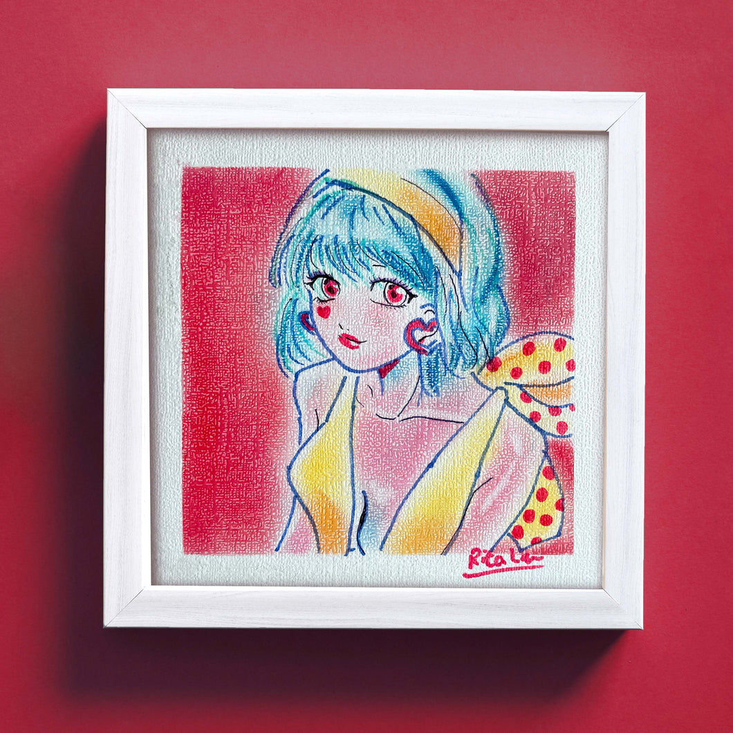 Original Pastel Art | 《Sexy Girl Collection 2》 | 15cm x 15cm