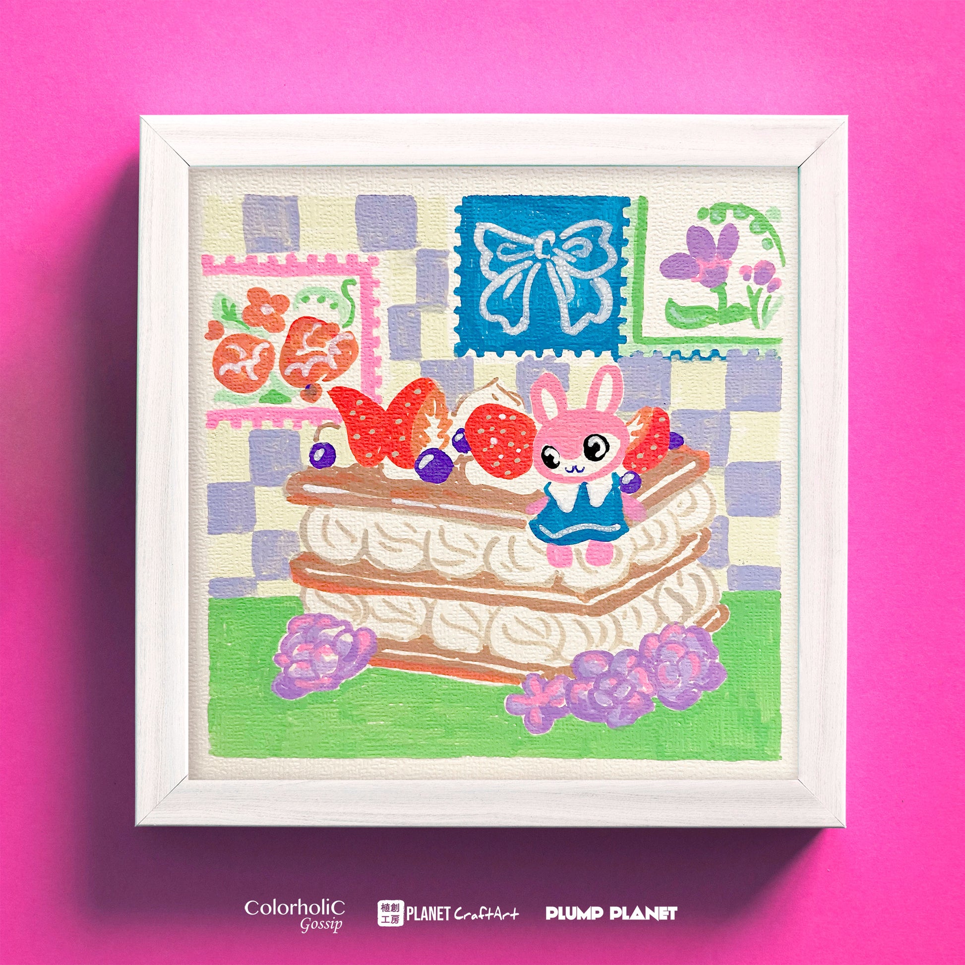 Original Drawing Art | 《Tea Party》 | 15cm x 15cm