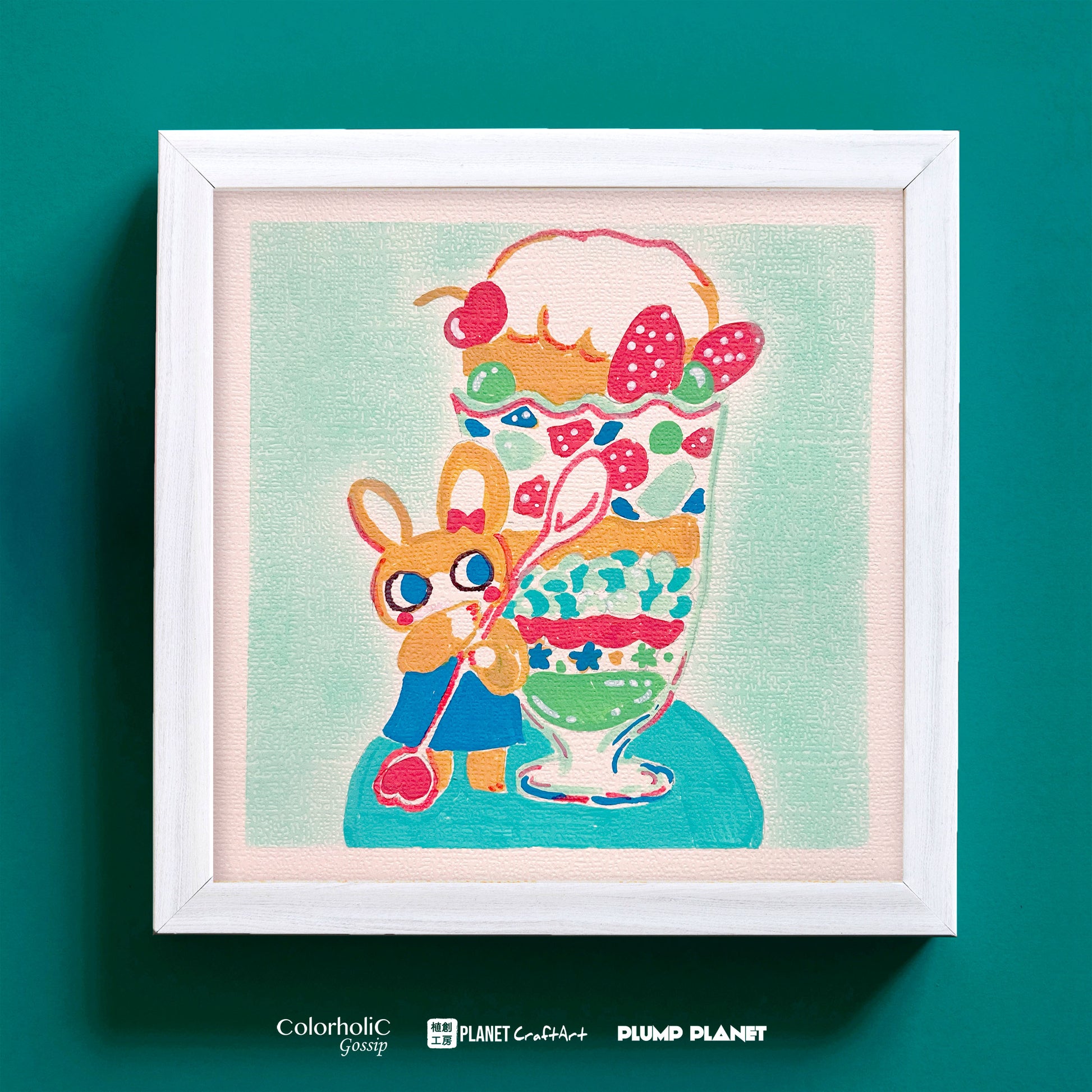 Original Drawing Art | 《Tasty Ice Drink》 | 15cm x 15cm
