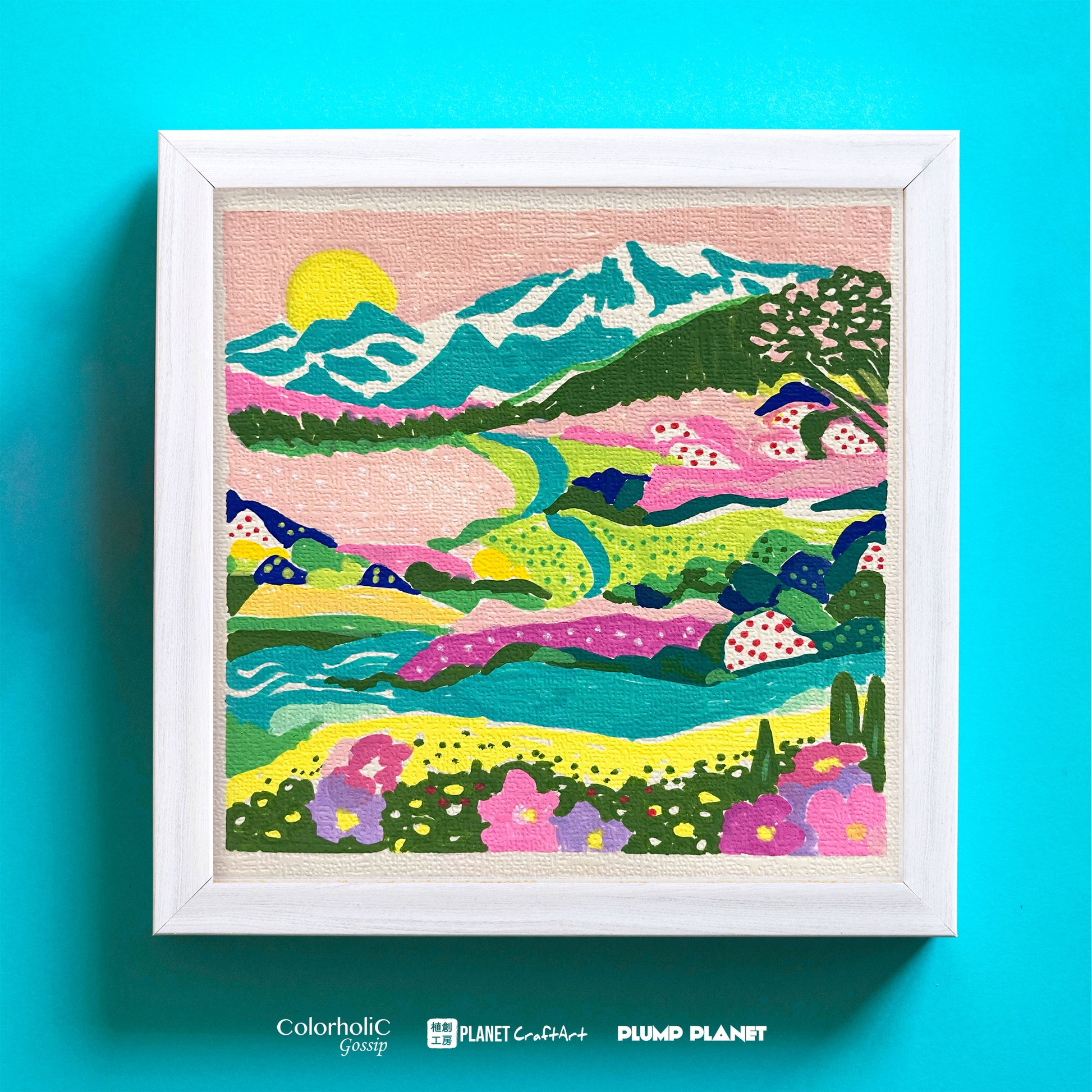 Original Drawing Art | 《Colorful World》 | 15cm x 15cm