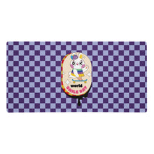 画像をギャラリービューアに読み込む, 遊戲鼠標墊 Gaming mouse pad | Trendy Rainbow Rabbit in Purple Square
