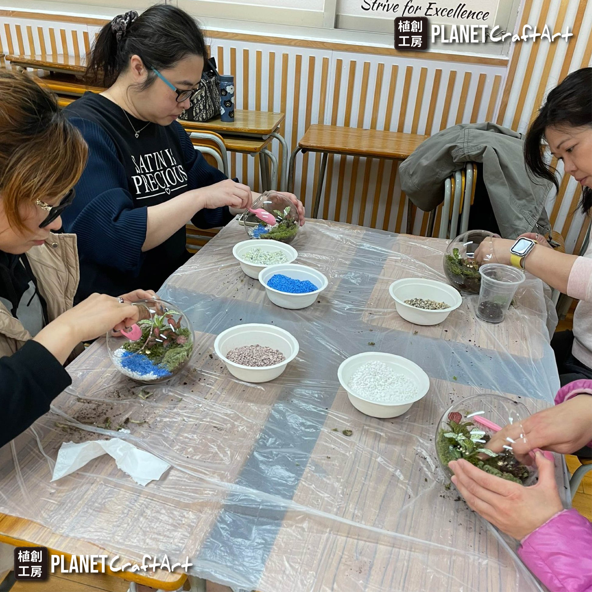 PlanetCraft 苔蘚盆景生態工作坊  (上門/外展活動定制/體驗工作坊)