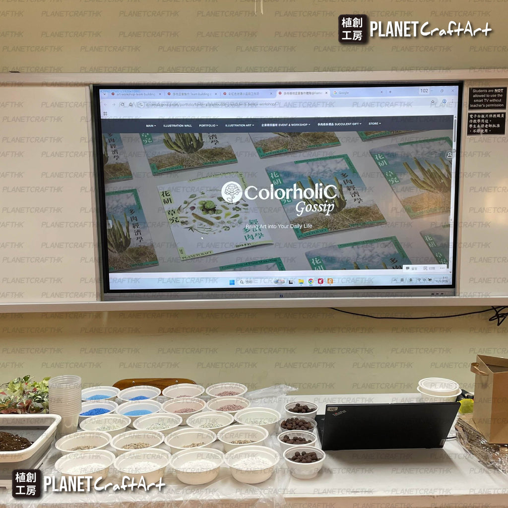 PlanetCraft 苔蘚盆景生態工作坊  (上門/外展活動定制/體驗工作坊)