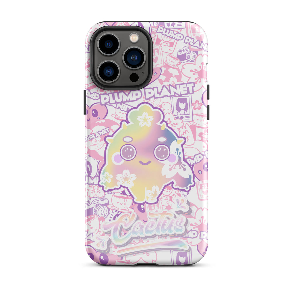 【iPhone】Sakura Cactus｜防摔雙層特強硬殼 Tough Case for iPhone®