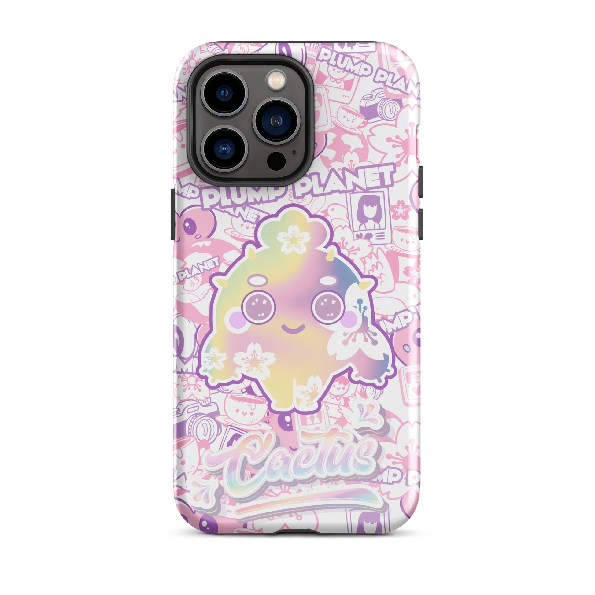 【iPhone】Sakura Cactus|防摔雙層特強硬殼 Tough Case for iPhone®
