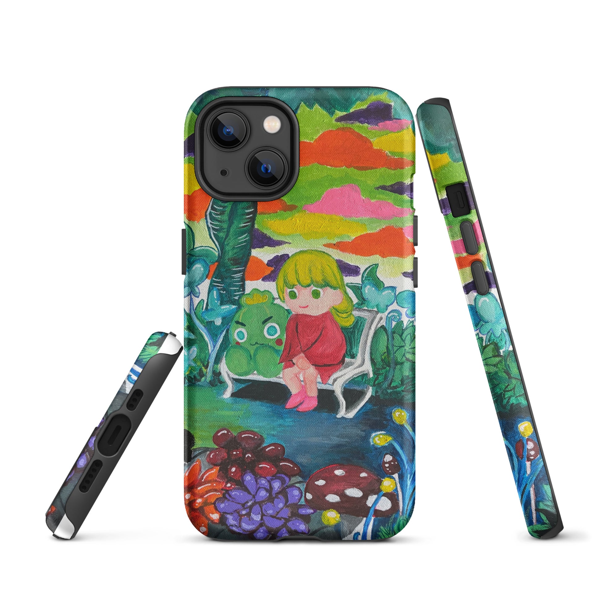 【iPhone】Cloud Garden|防摔雙層特強硬殼 Tough Case for iPhone®