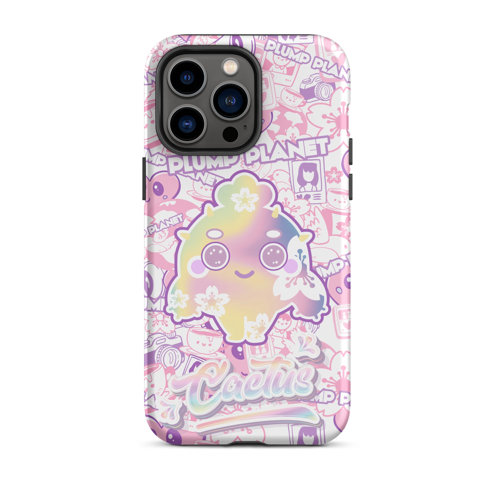 【iPhone】Sakura Cactus|防摔雙層特強硬殼 Tough Case for iPhone®