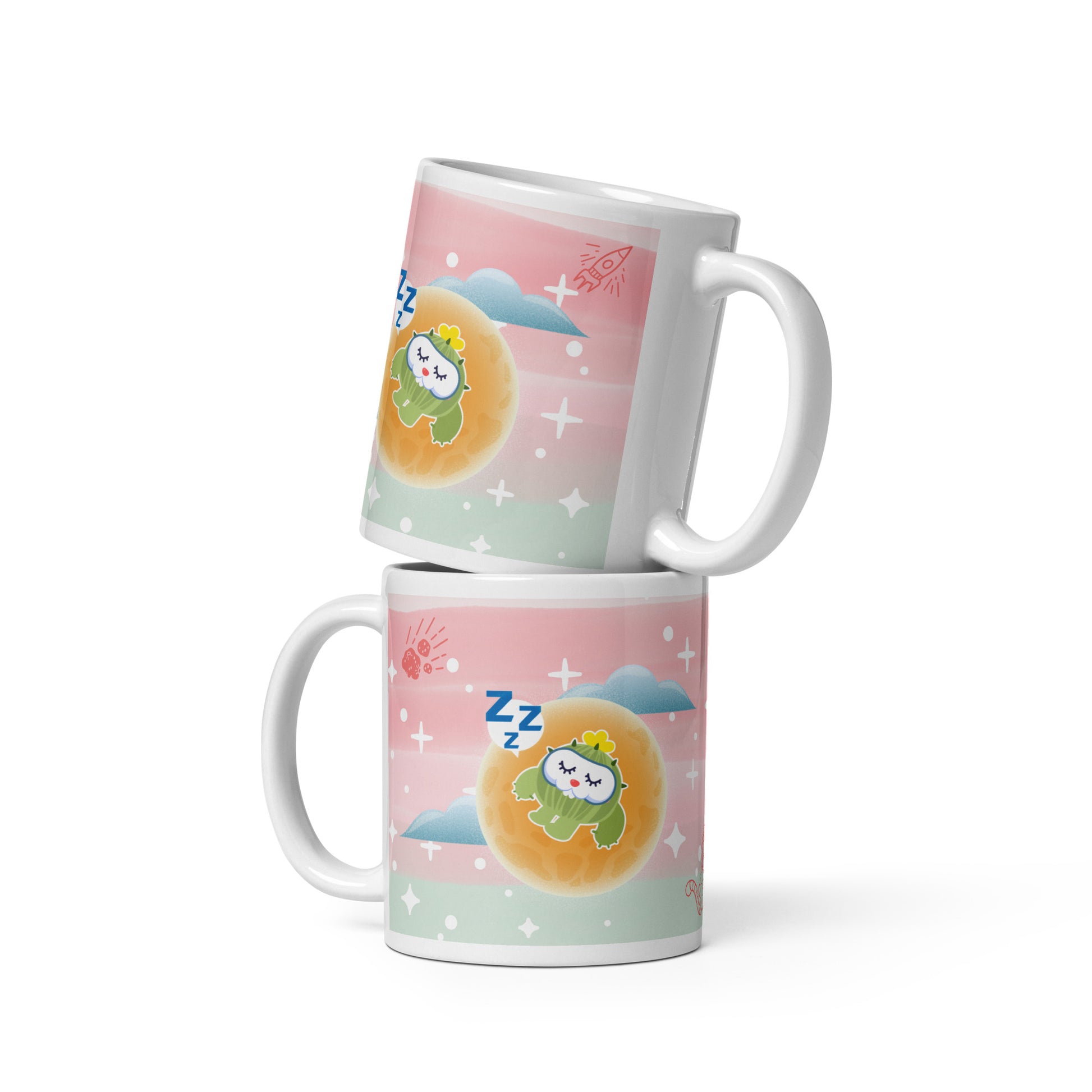 陶瓷馬克杯 Glossy Mug | Dreamy Cactus