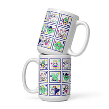 Load image into Gallery viewer, Ceramic Mug Glossy Mug | Colorful Cactus Family
