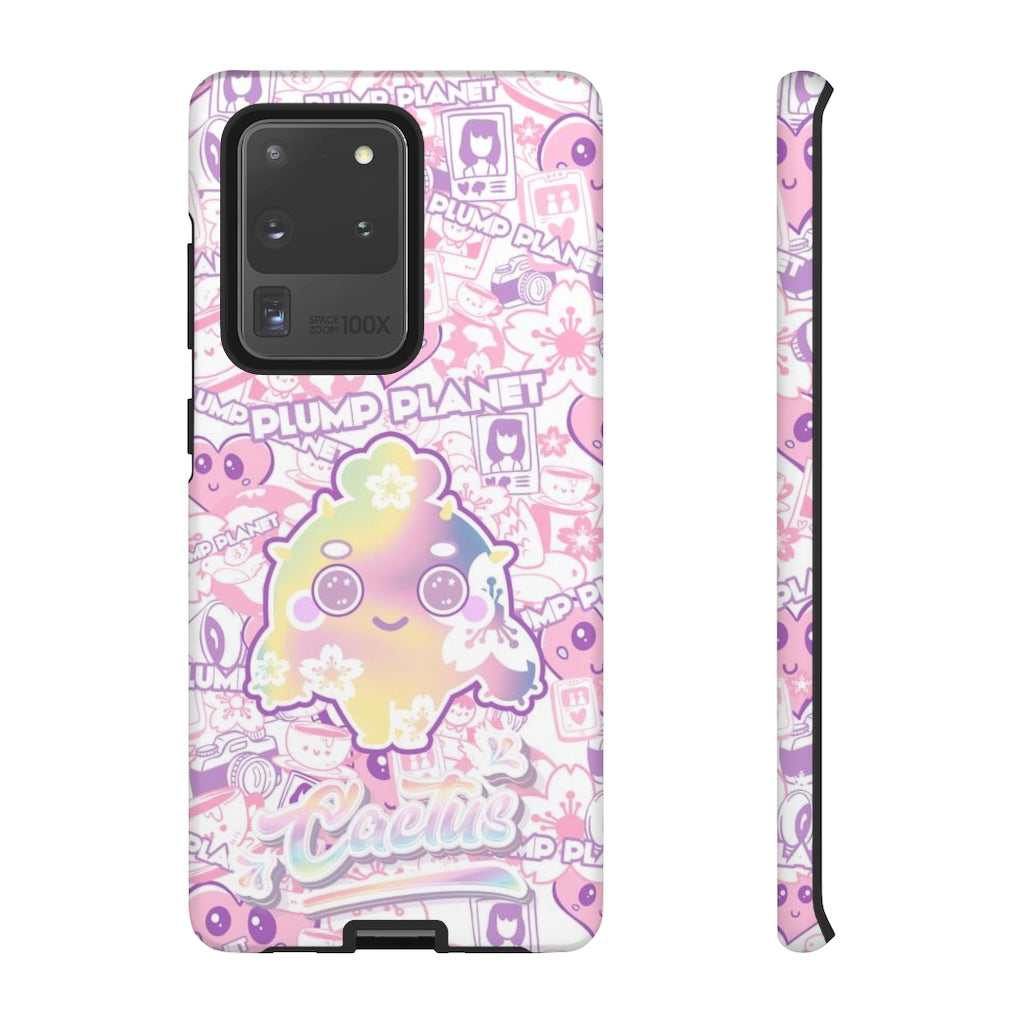 【iPhone/Samsung】Sakura Pink Cactus｜防摔雙層特強硬殼 Tough Case