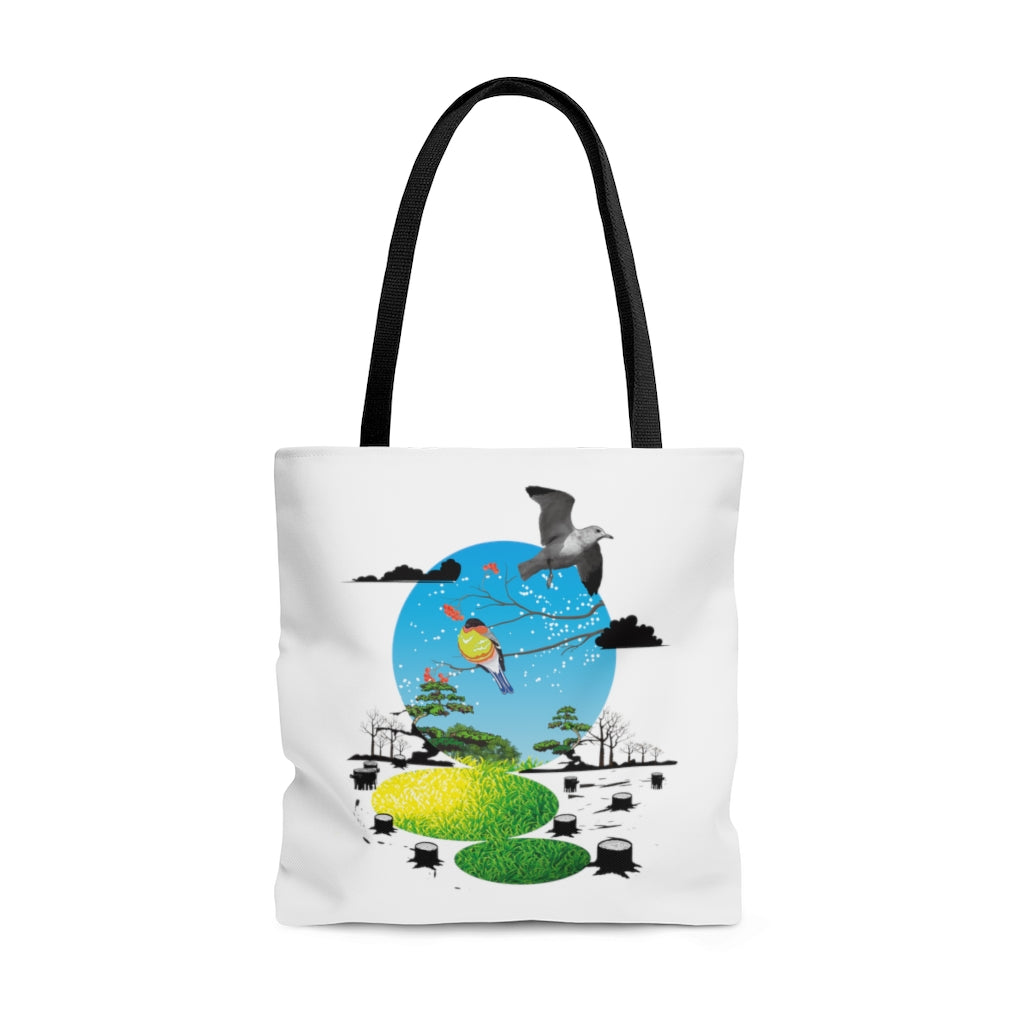 【Free Shipping】Natural Mistake - Bird in Forest｜手提袋 AOP Tote Bag