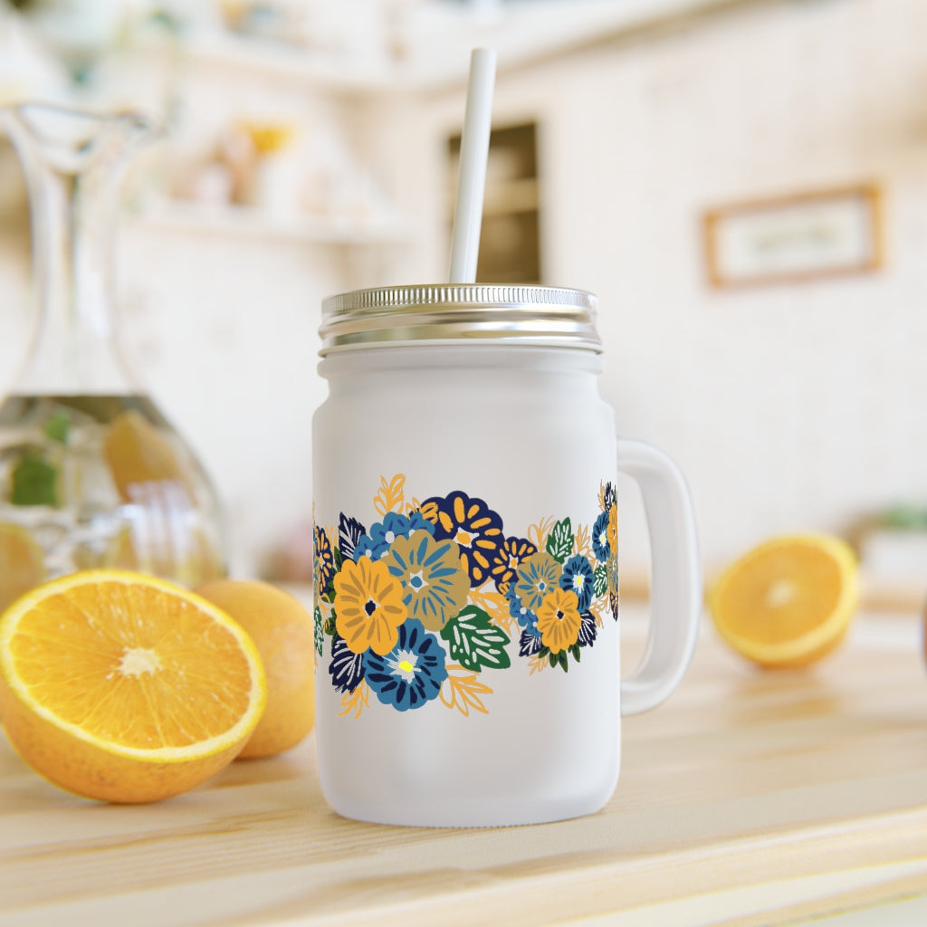 Secret Flower Pattern |玻璃梅森罐 Mason Jar
