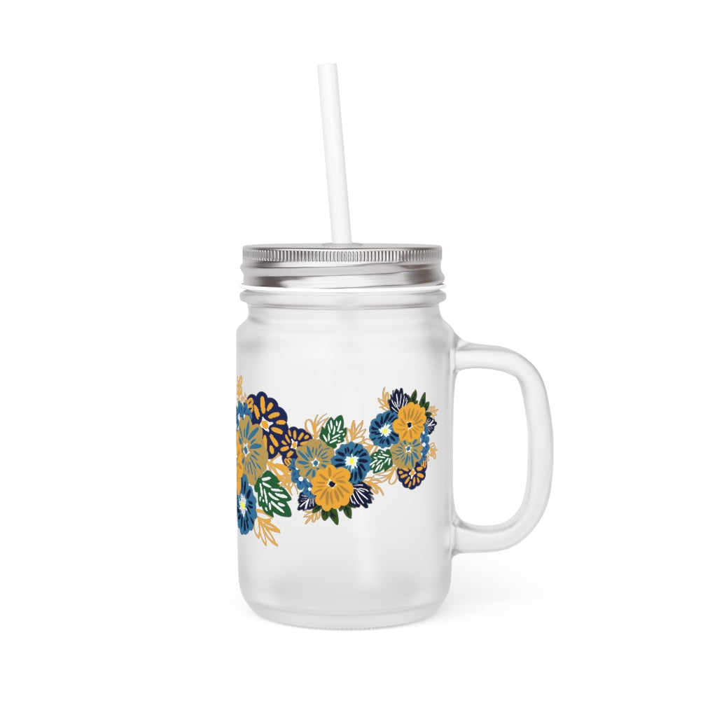 Secret Flower Pattern |玻璃梅森罐 Mason Jar
