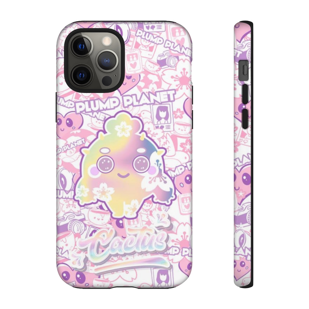 【iPhone/Samsung】Sakura Pink Cactus｜防摔雙層特強硬殼 Tough Case