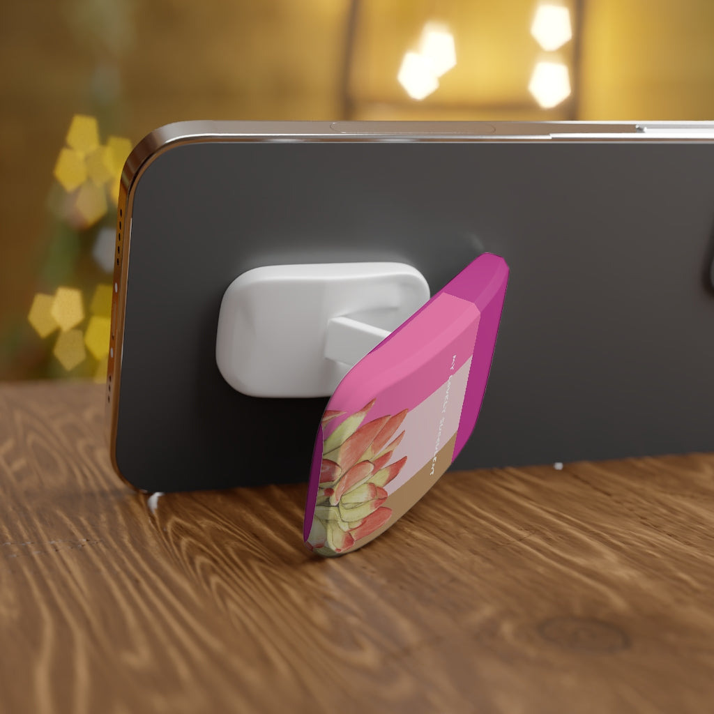 Pink Cactus | 手機支架 Phone Click-On Grip