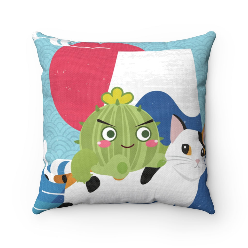 Spun Polyester Square Pillow