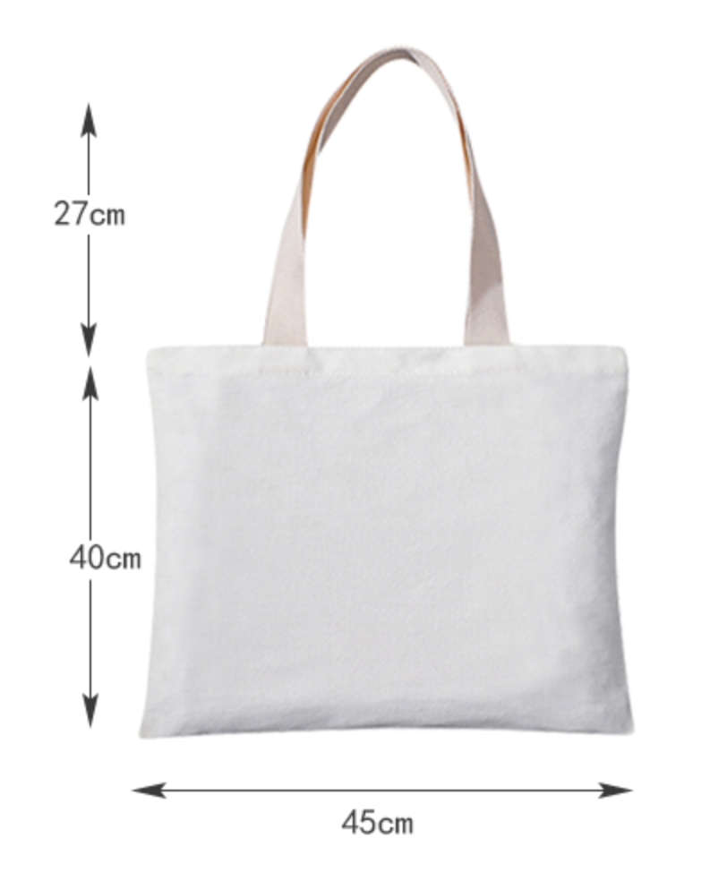 【Plump Planet Friends】Canvas bag | Play with US! Double-sided canvas bag