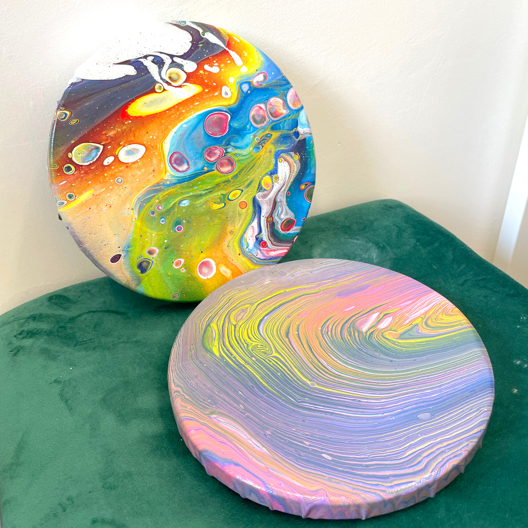 PlanetCraft 抽象療瘉流體畫工作坊 Acrylic Resin Pouring Art Workshop