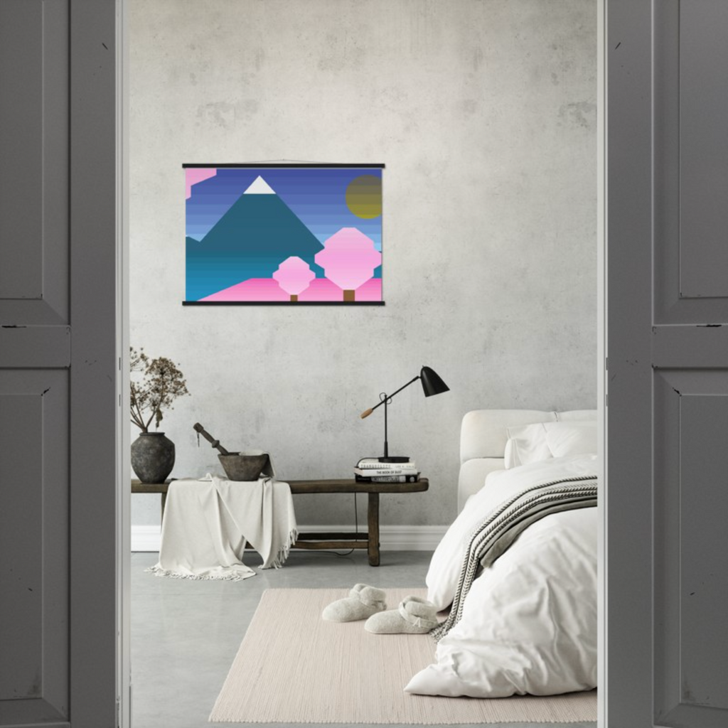 富士山啞光木架海報 Fujisan Mountain Matte Paper Poster & Hanger
