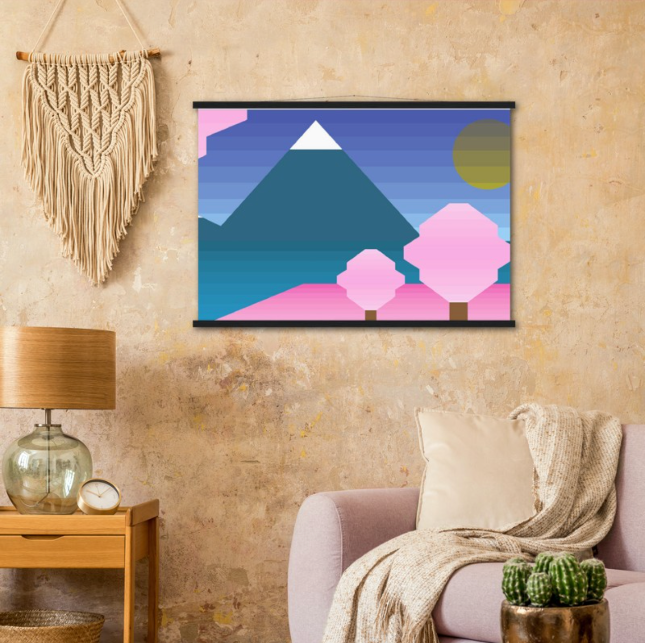 富士山啞光木架海報 Fujisan Mountain Matte Paper Poster & Hanger