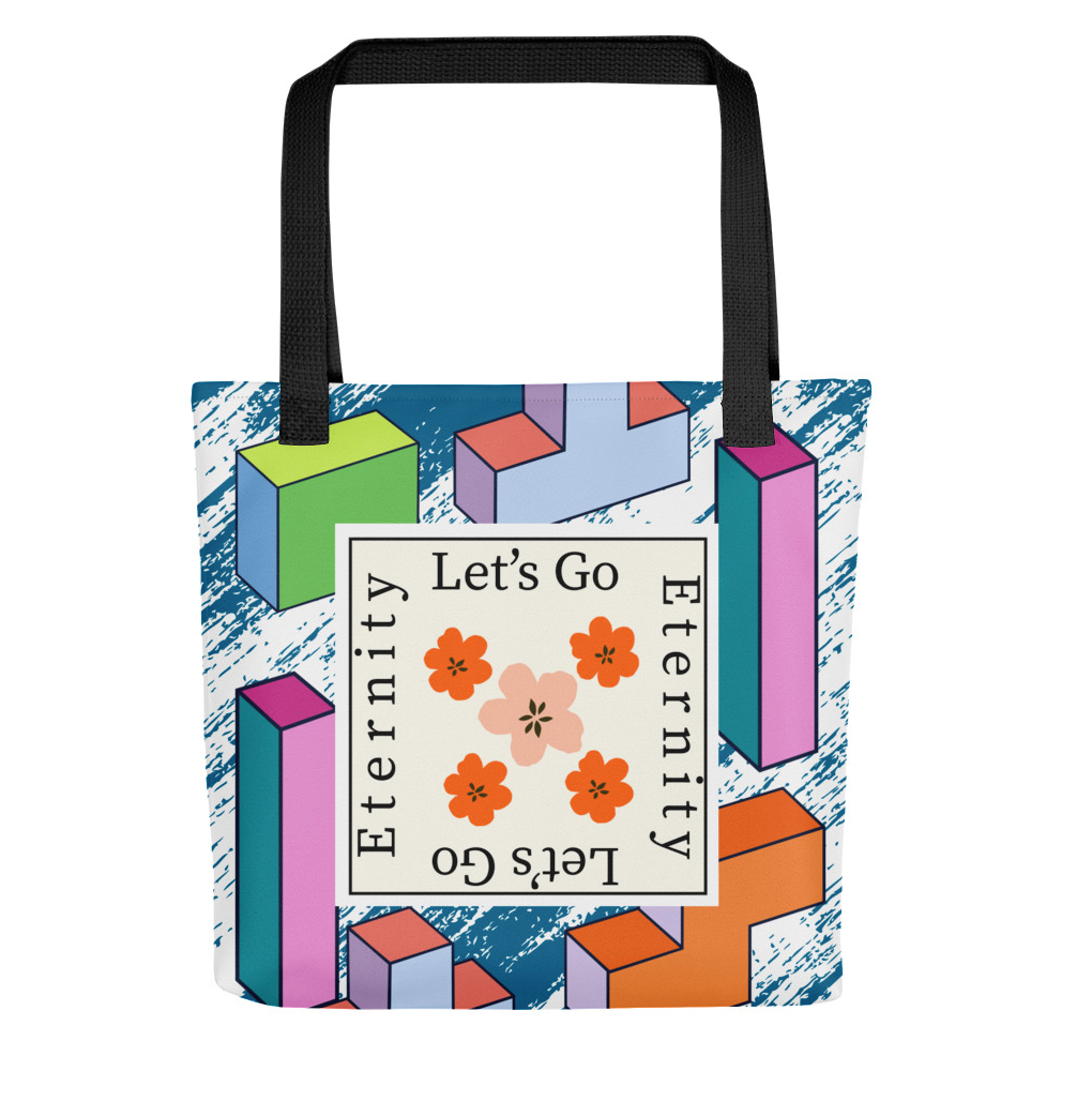 【Free Shipping】3 handle colors | Color Square | Tote bag