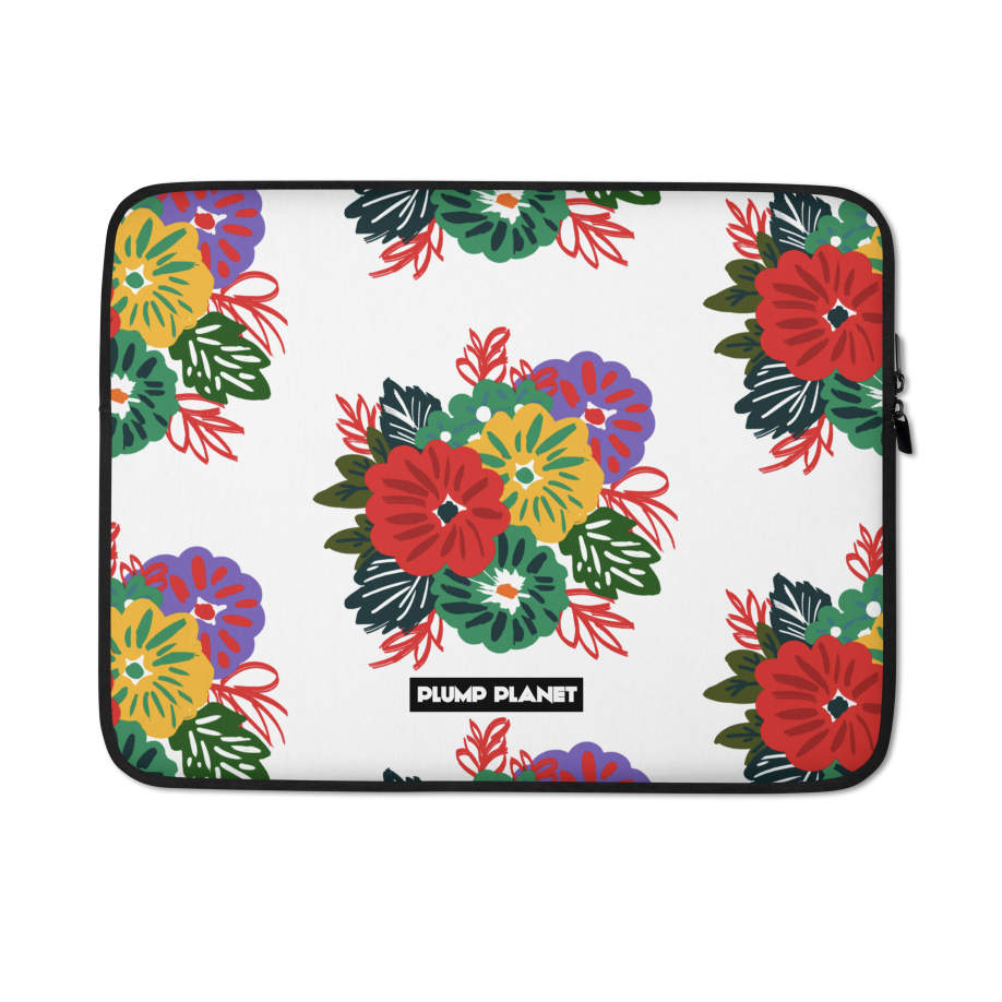 Secret Flower Pattern - Laptop Sleeve | 筆電保護套,適合13寸15寸筆電、Macbook 或 Macbook Pro | Plump Planet