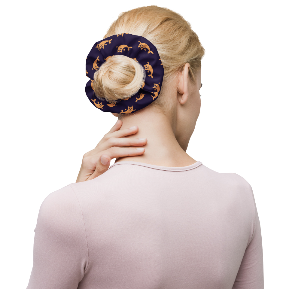 髮帶 Scrunchie | Red Green Blue Mixed Pattern