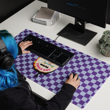 Load image into Gallery viewer, 遊戲鼠標墊 Gaming mouse pad | Trendy Rainbow Rabbit in Purple Square
