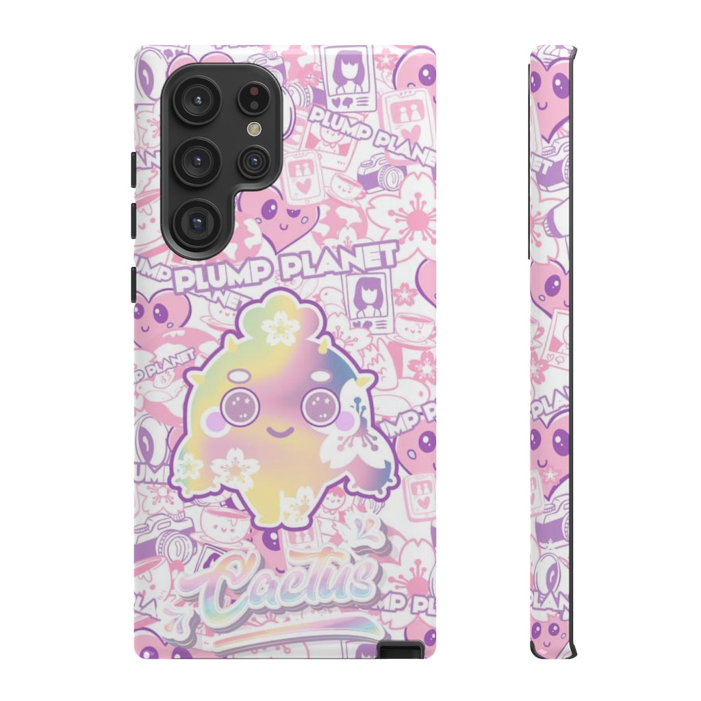 【iPhone/Samsung】Sakura Pink Cactus｜防摔雙層特強硬殼 Tough Case