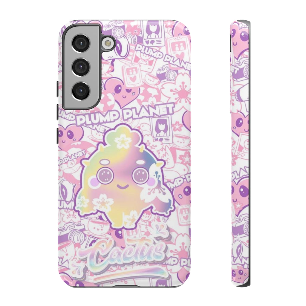 【iPhone/Samsung】Sakura Pink Cactus｜防摔雙層特強硬殼 Tough Case