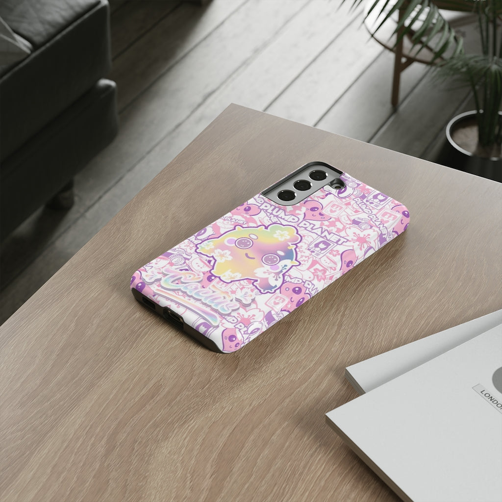 【iPhone/Samsung】Sakura Pink Cactus｜防摔雙層特強硬殼 Tough Case