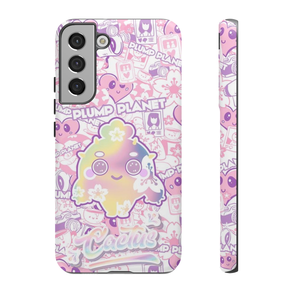 【iPhone/Samsung】Sakura Pink Cactus｜防摔雙層特強硬殼 Tough Case
