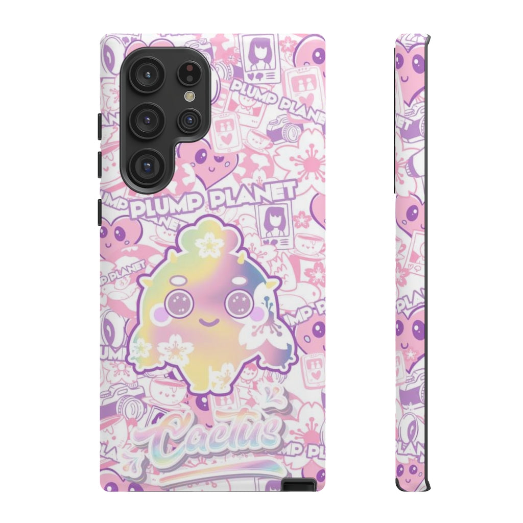 【iPhone/Samsung】Sakura Pink Cactus｜防摔雙層特強硬殼 Tough Case