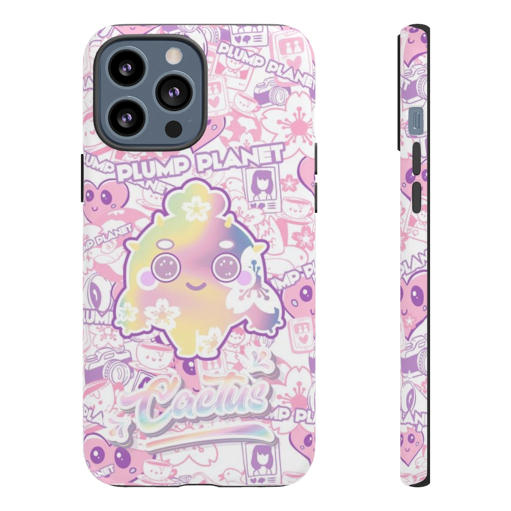 【iPhone/Samsung】Sakura Pink Cactus｜防摔雙層特強硬殼 Tough Case