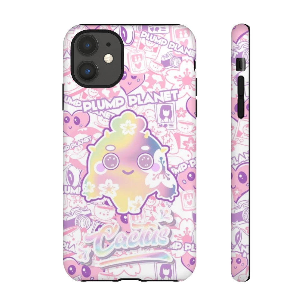 【iPhone/Samsung】Sakura Pink Cactus｜防摔雙層特強硬殼 Tough Case