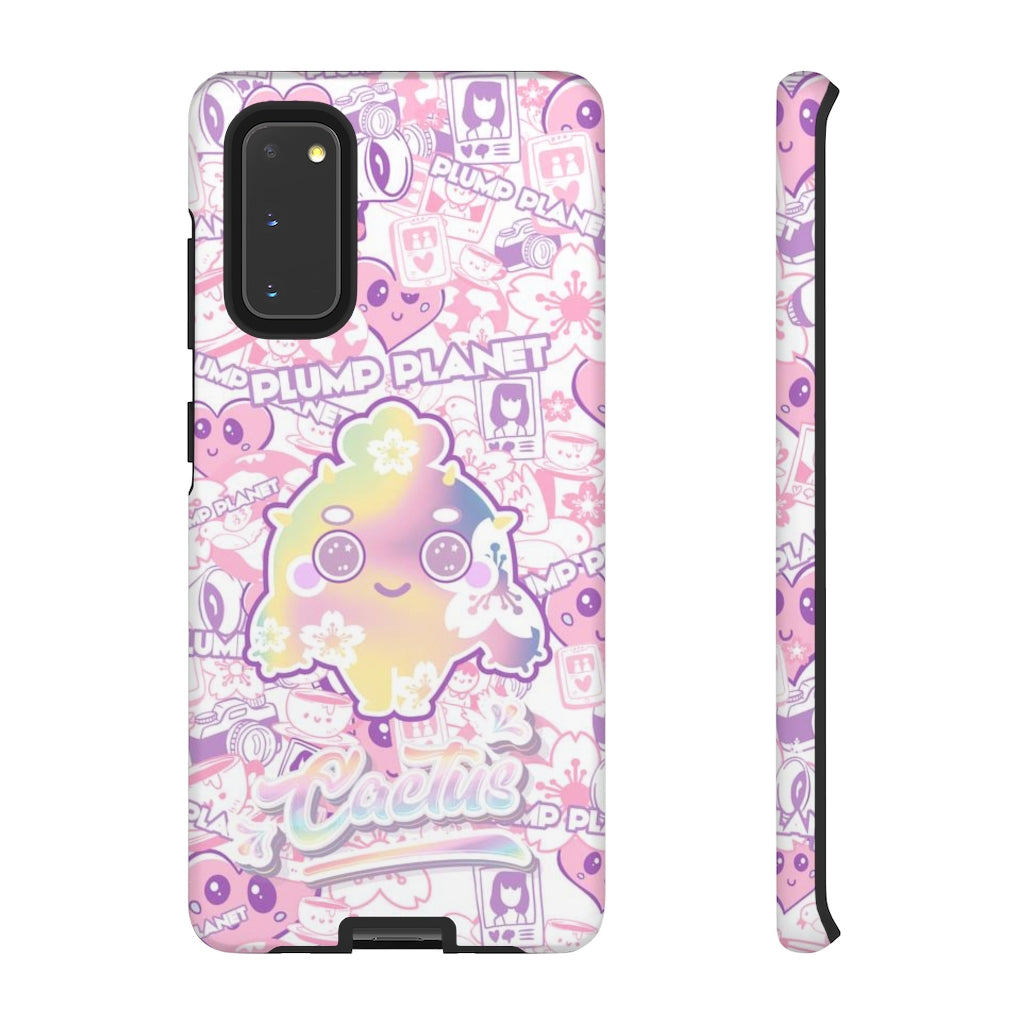 【iPhone/Samsung】Sakura Pink Cactus｜防摔雙層特強硬殼 Tough Case