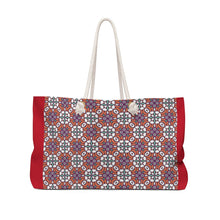 Load image into Gallery viewer, 【Free Shipping】Red Color Pattern | Oversized Weekender Bag
