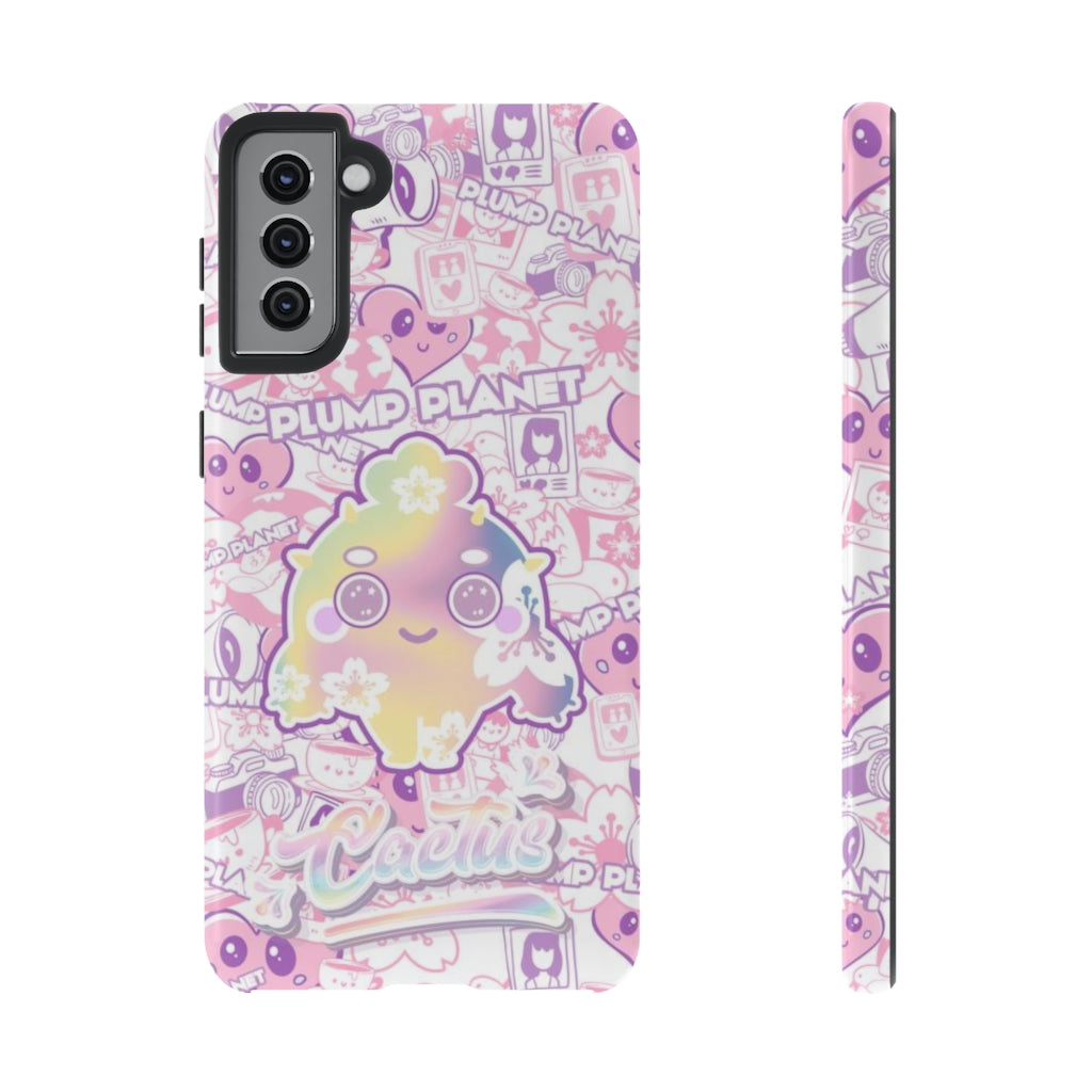 【iPhone/Samsung】Sakura Pink Cactus｜防摔雙層特強硬殼 Tough Case